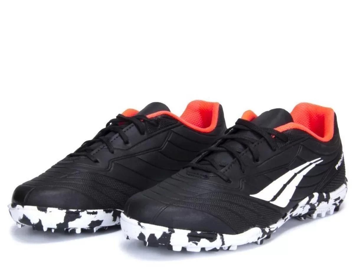 Chuteira Society Penalty Matis  XXI Infantil Masculina Preto 2