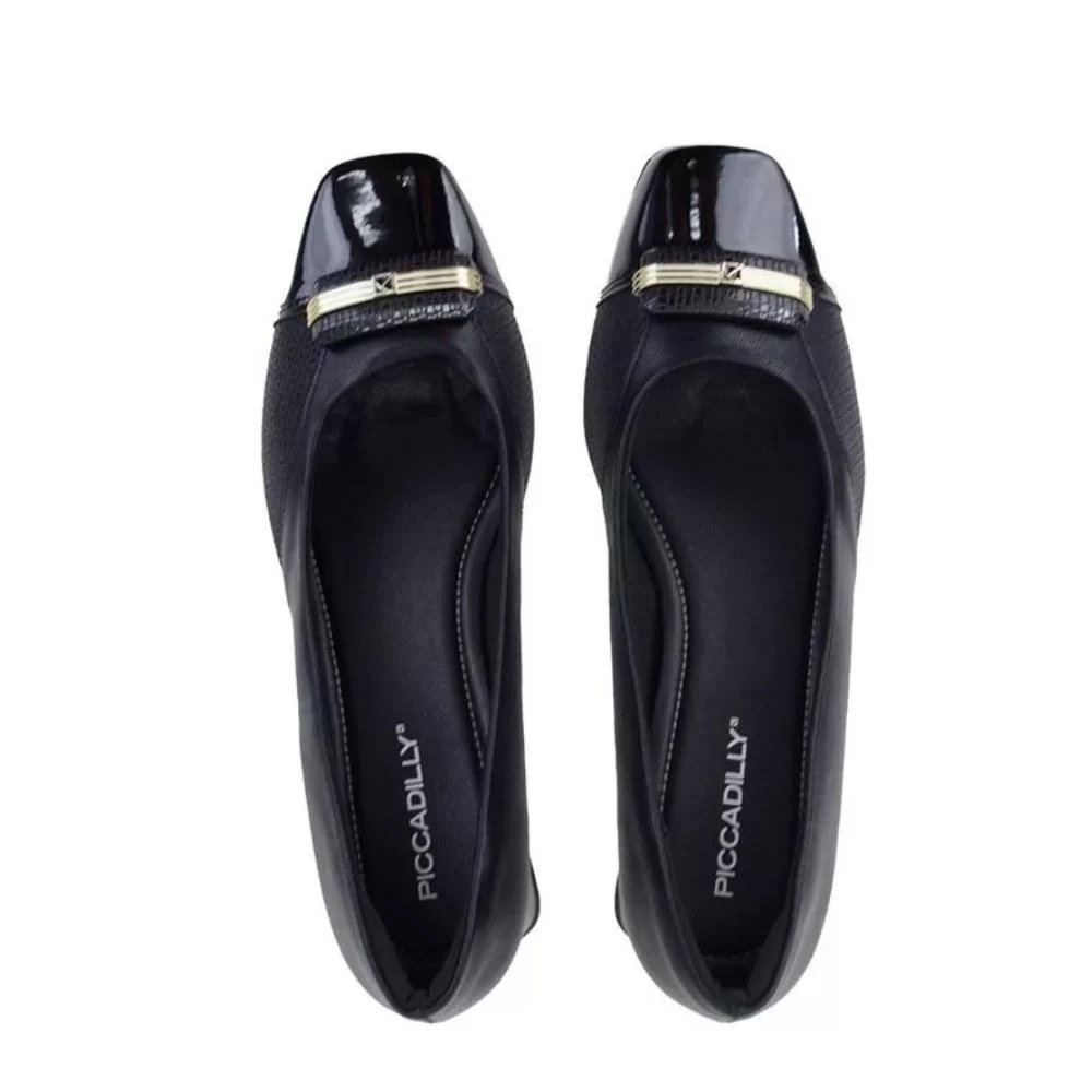 Sapato Piccadilly 160078 Feminino Preto 3