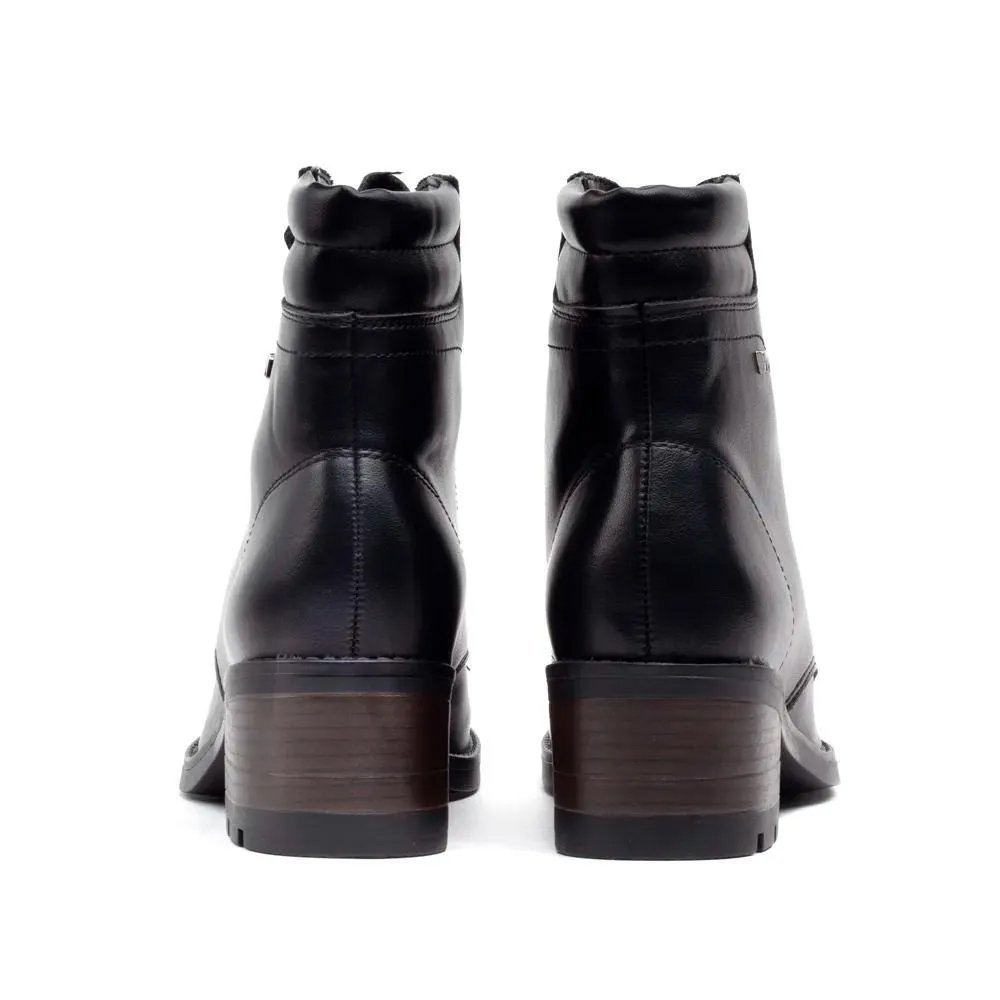 Bota Coturno Via Marte 002-001 Feminina Preto 4