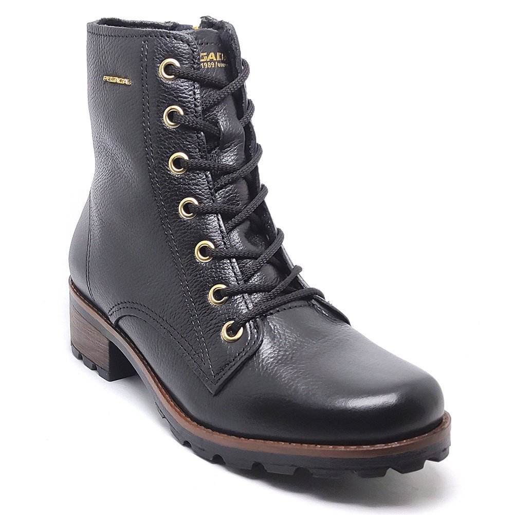 Bota Coturno Pegada 281415 Feminino Preto 2