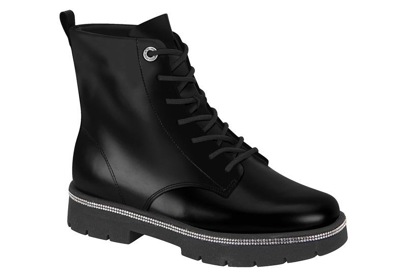 Bota Feminina Bota Coturno Vizzano Preta Coturno Feminina Bota