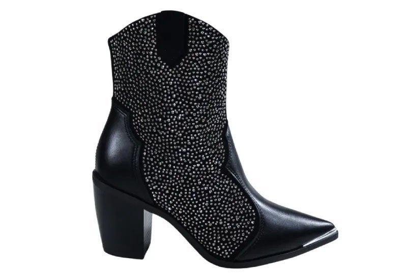 Bota Texana Country Vizzano 3070.111 Feminino Preto 2