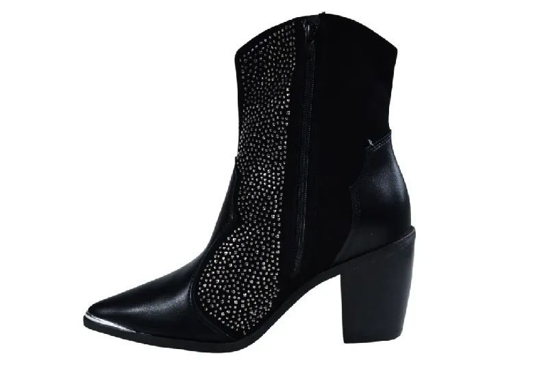Bota Texana Country Vizzano 3070.111 Feminino Preto 3