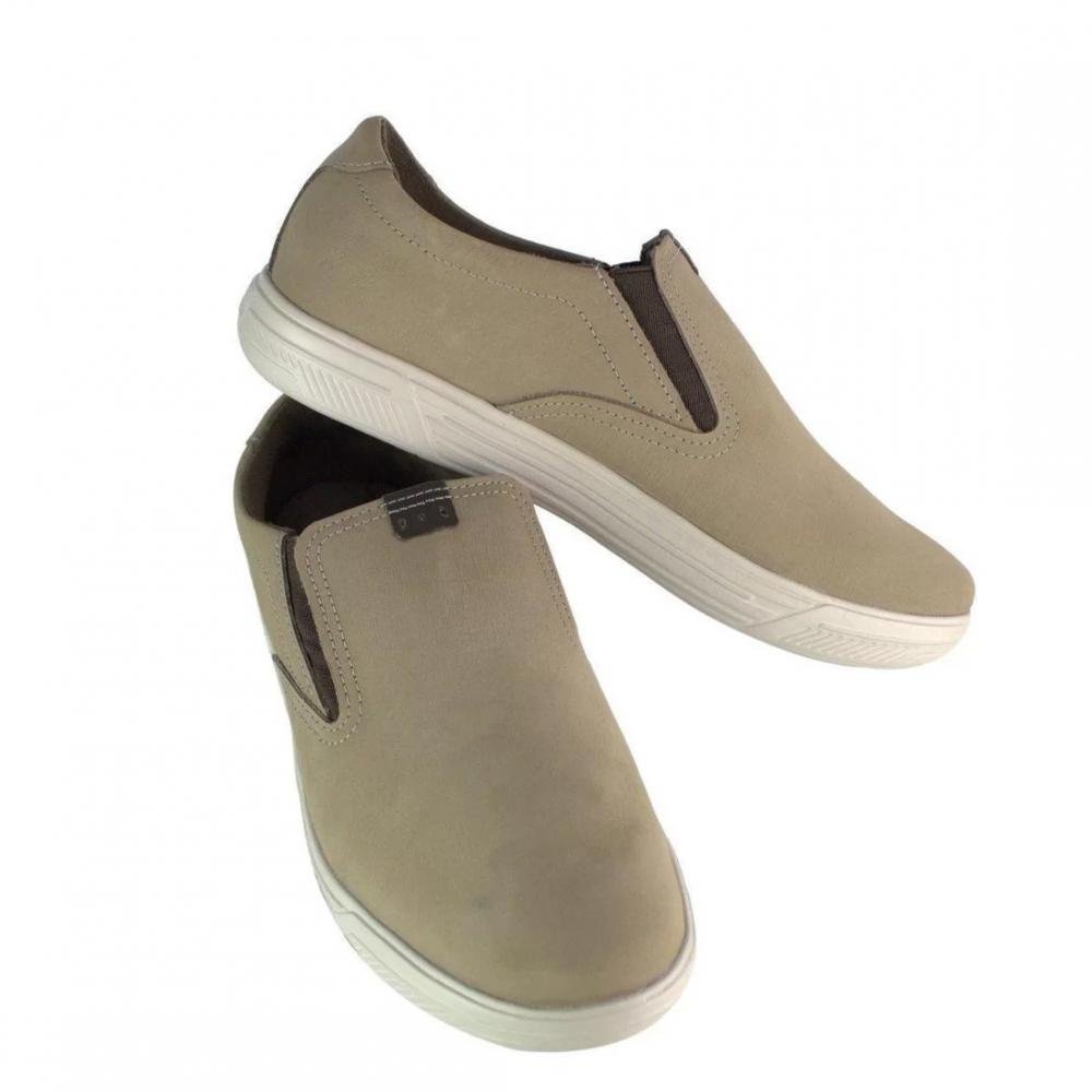 Sapatênis Pegada 110402 Masculino Bege 2