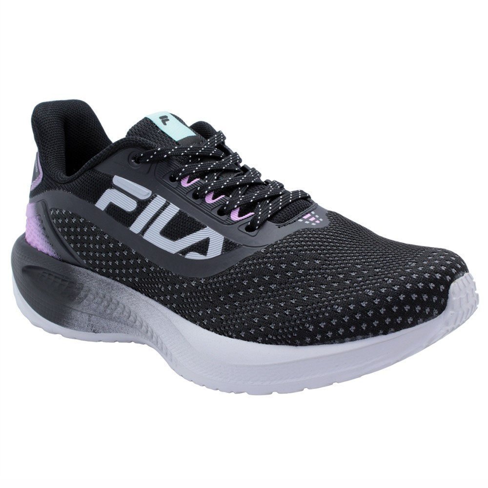 Tênis Esportivo Fila Efecto Feminino Preto 1