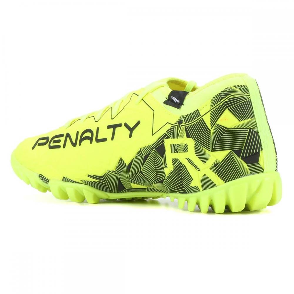 Chuteira Society Penalty Rx Locker Masculina Amarelo 3