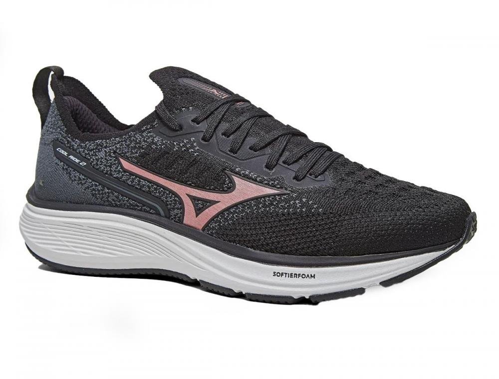 Tênis Mizuno Cool Ride 2 Feminino Preto 2