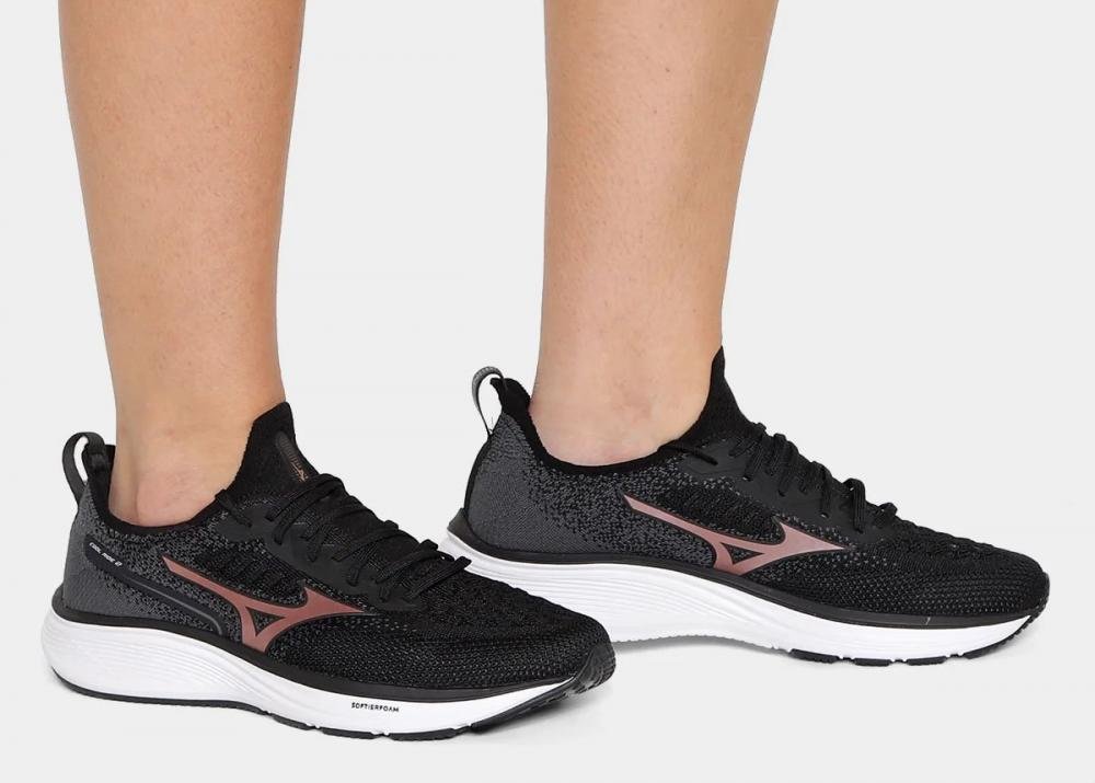 Tênis Mizuno Cool Ride 2 Feminino Preto 5