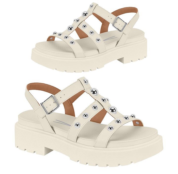Sandalia Vizzano 6499.110 Feminina Branco 2