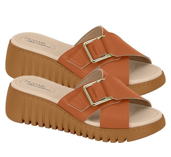 Tamanco Anabela Modare 7197.100 Feminino Marrom 3