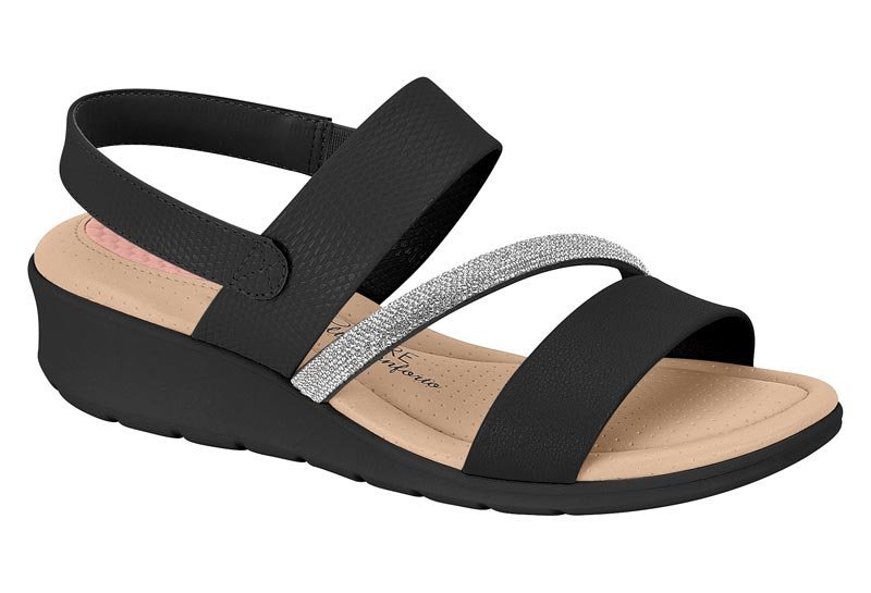 Sandália Modare 7190.101 Feminino Preto 1