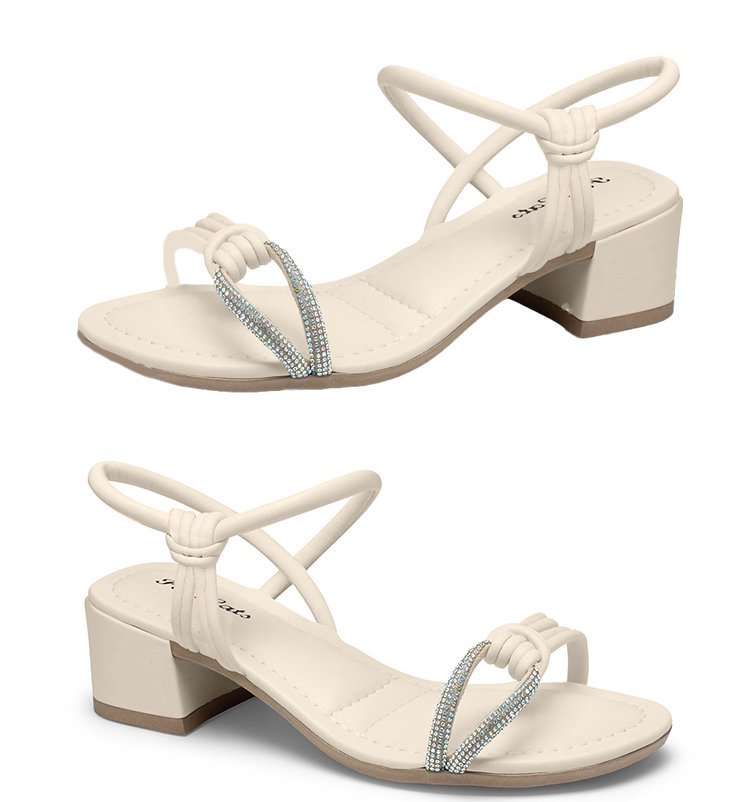 Sandalia Pink Cats V4491 Infantil Feminina Branco 2