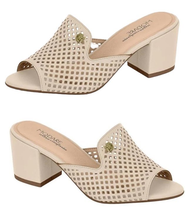 Tamanco Modare 7109.475 Feminino Branco 2