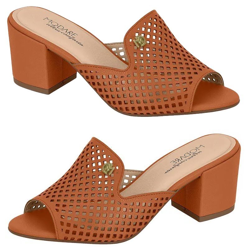 Tamanco Modare 7109.475 Feminino Marrom 2