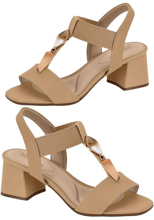 Sandalia Modare 7172.113 Feminina Bege 2