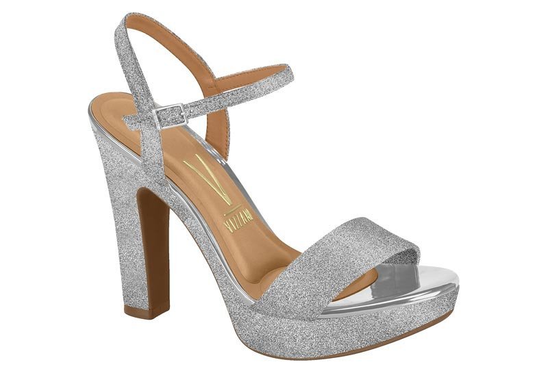 Sandália Social Vizzano 6292.200 Feminino Prata 1