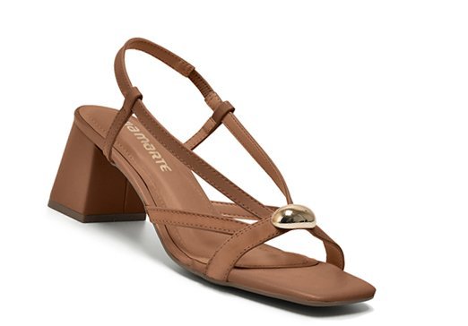 Sandália Via Marte 171-002-01 Feminino Marrom 3