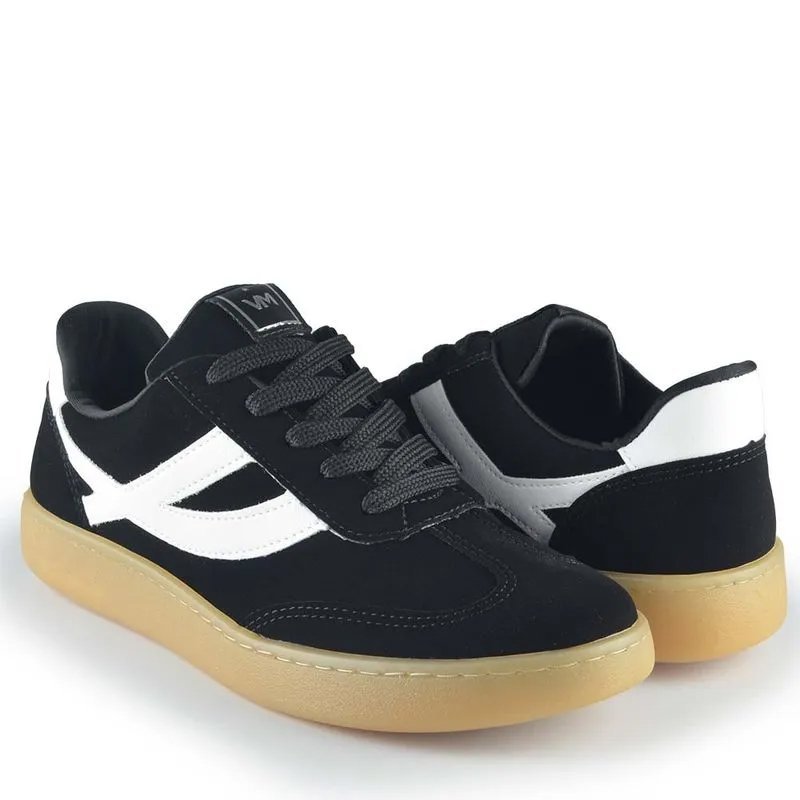 Tênis Casual Via Marte 130-005-02 Feminino Preto 3