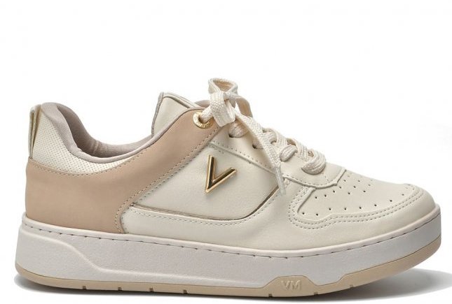 Tênis Casual Via Marte 137-003 Feminino Branco 1