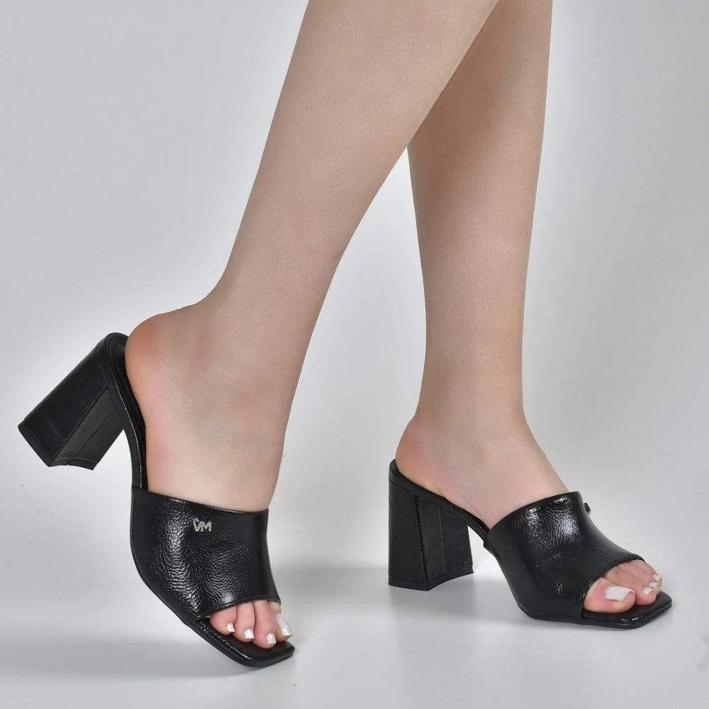 Tamanco Via Marte 105-009 Feminino Preto 4