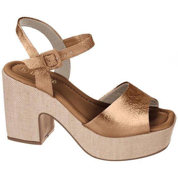 Sandália Bebece T5119 Feminino Dourado 1