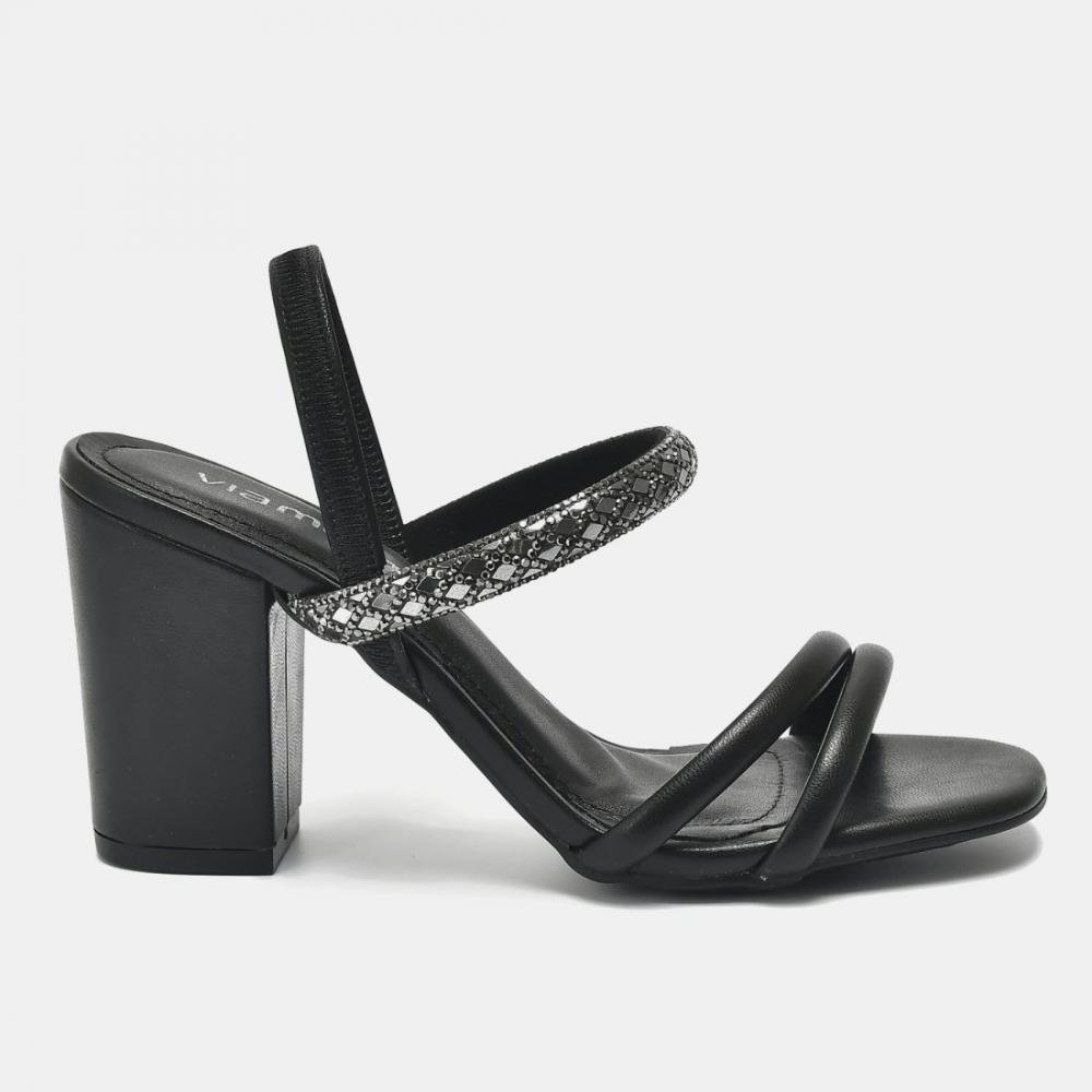 Sandália Via Marte 164-006 Feminino Preto 2