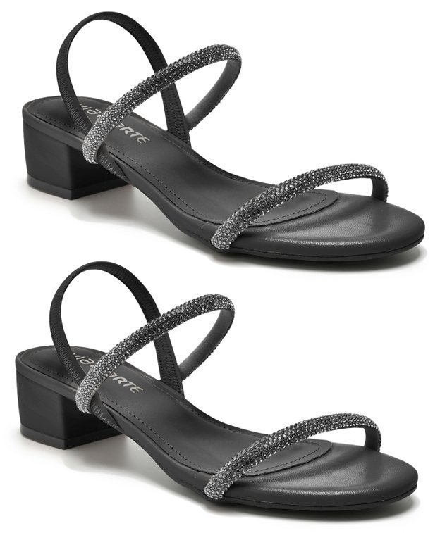 Sandália Via Marte 106-013 Feminino Preto 3