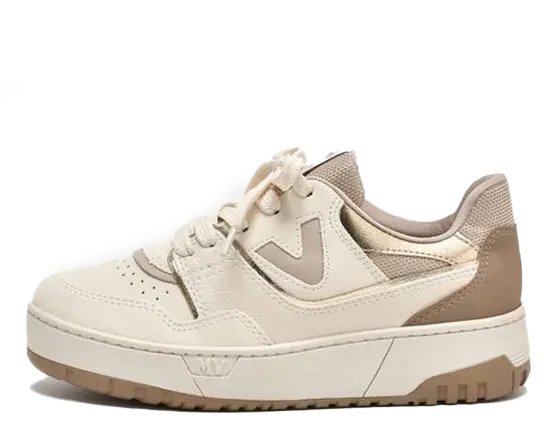 Tenis Via Marte 042-017 Feminino Bege 3