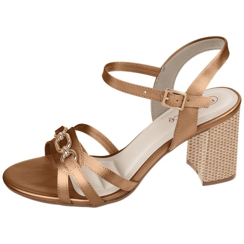Sandália Bebece T6059-465 Feminino Bronze 2