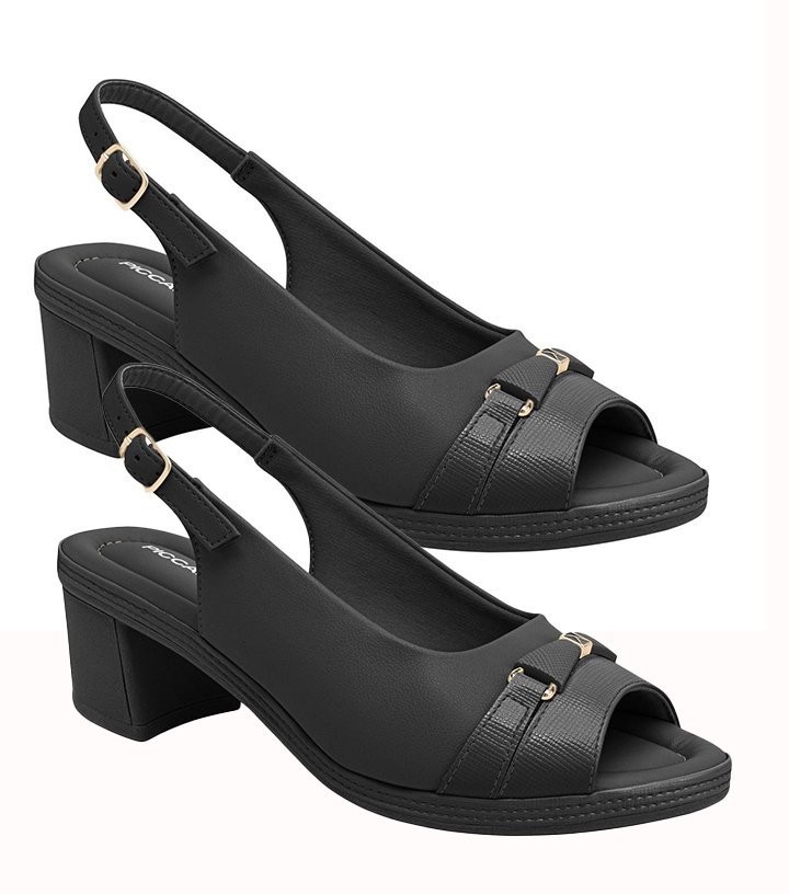 Sandália Piccadilly 566058 Feminino Preto 3