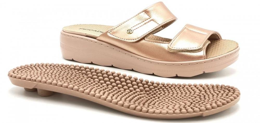 Tamanco Piccadilly 568063 Feminino Dourado 2