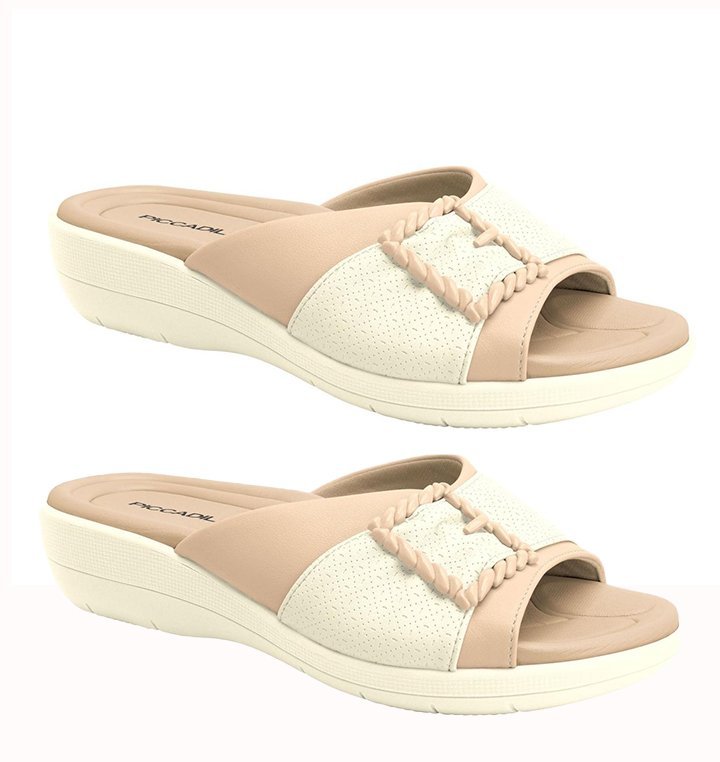 Tamanco Piccadilly 239022 Feminino Branco 3