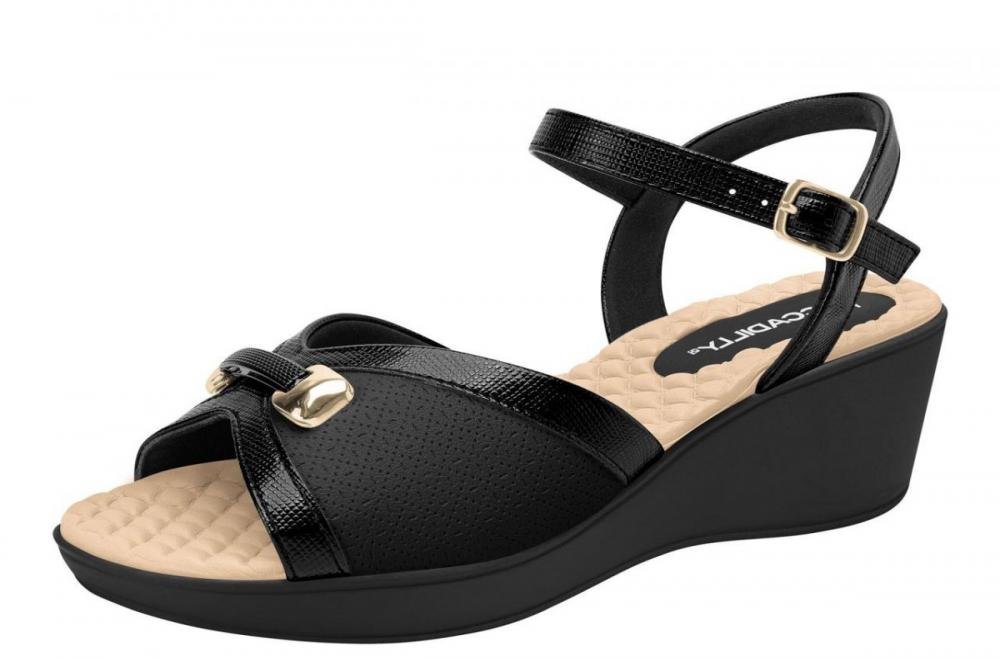 Sandalia Piccadilly 540383 Feminina Preto 3