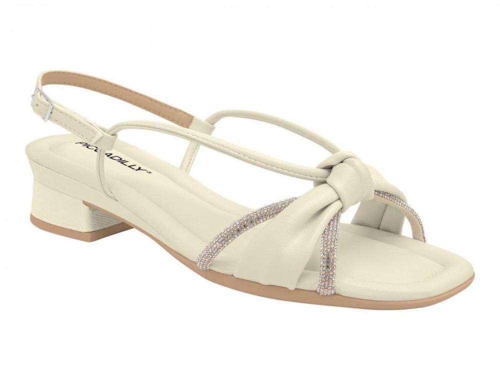 Sandália Piccadilly 475014 Feminino Branco 1