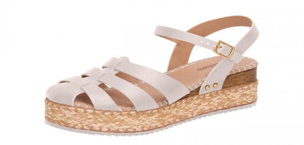 Sandália em Couro Bottero 364204 Feminino Branco 2