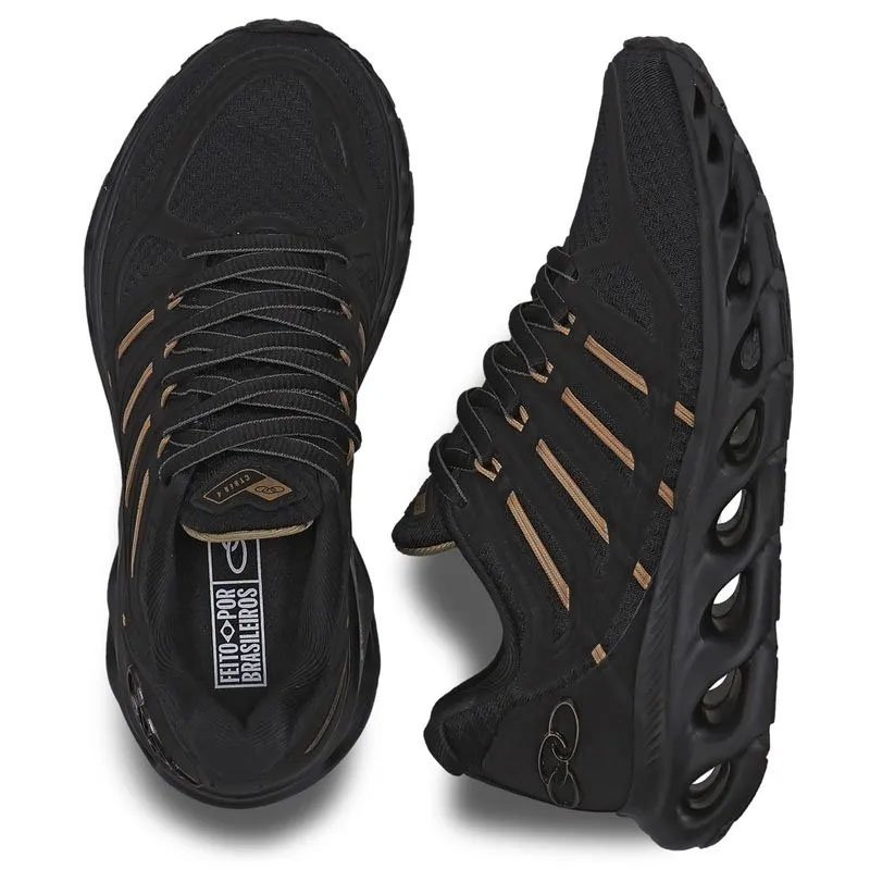 Tênis Esportivo Olympikus Cyber 4 Masculino Preto 4