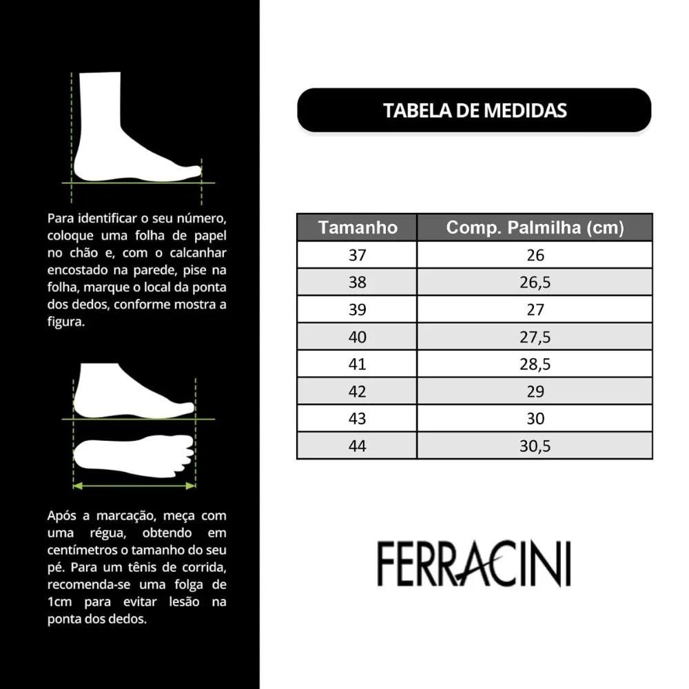 Sapatênis Ferracini 7783 Masculino Branco 4
