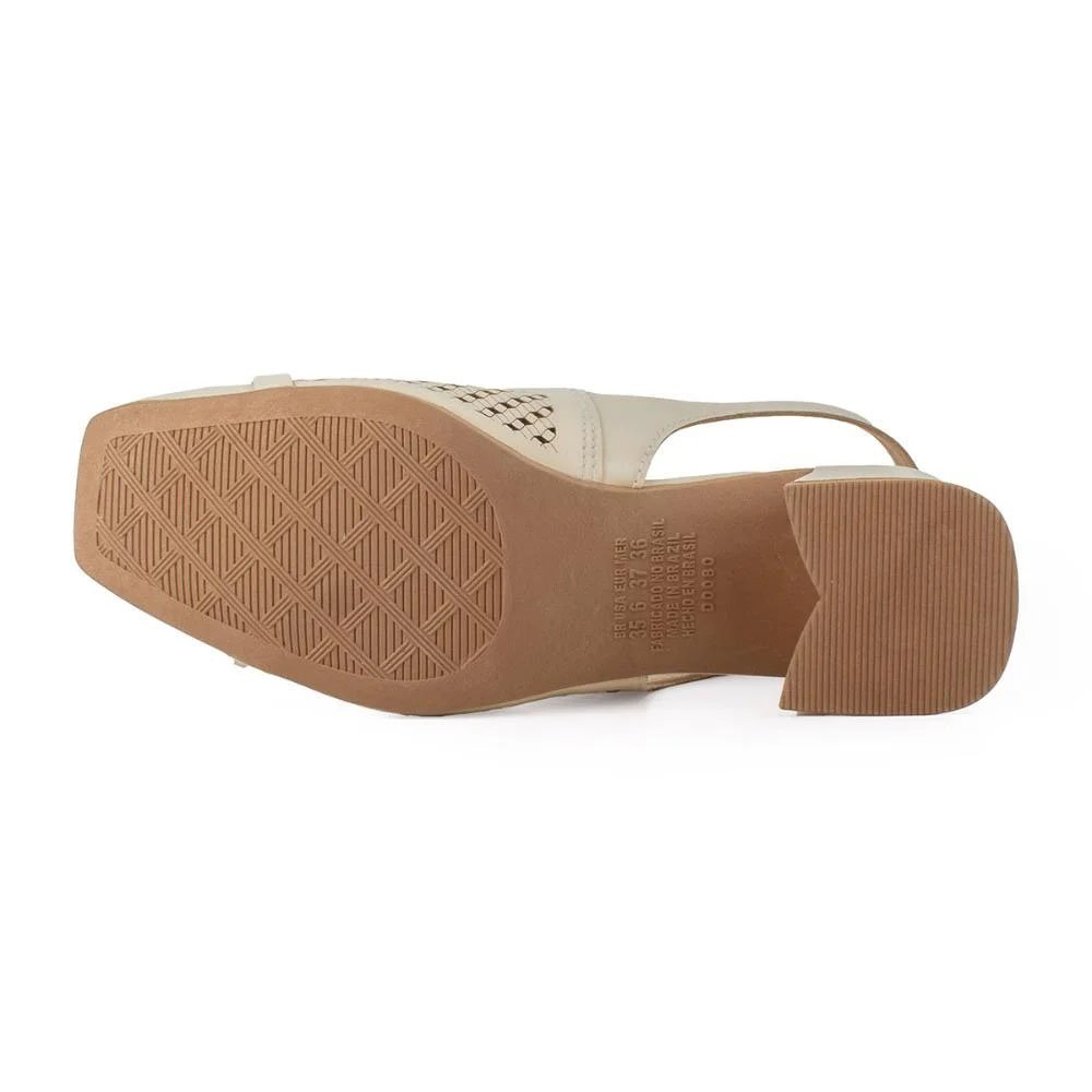 Sapato Chanel Dakota D0082 Feminino Off White 4