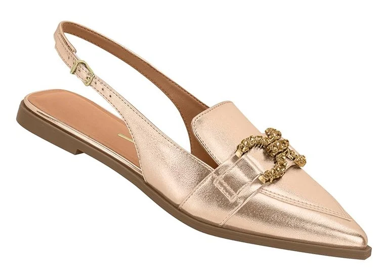 Sapatilha Slingback Vizzano 1449.103 Feminino Dourado 3