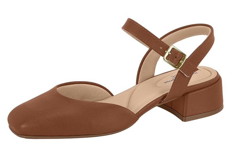 Sapato Slingback Modare 7404.101 Feminino Camel 2