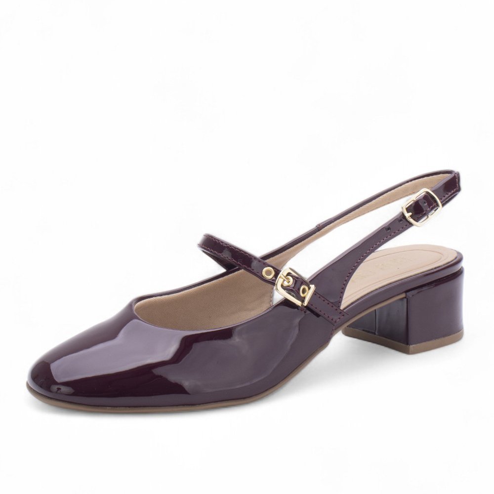 Sapatilha Slingback Sua Cia 8380.15965 Feminino Vermelho 2