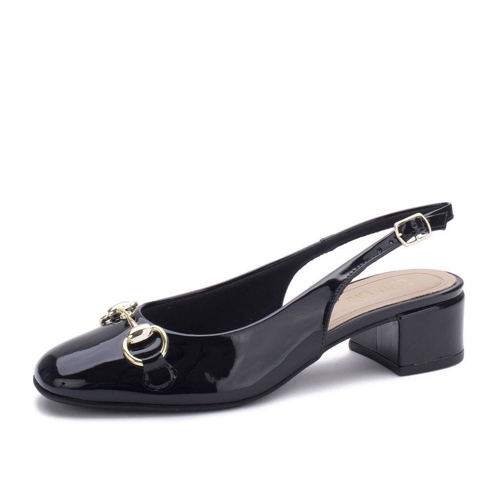 Sapatilha Slingback Sua Cia 8380.15967 Feminino Preto 2