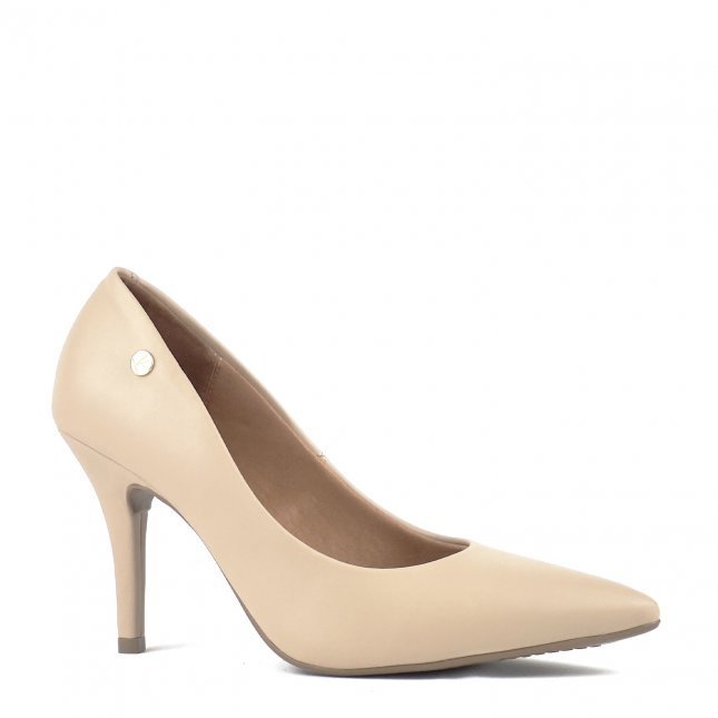 Sapato Scarpin Vizzano Pelica 1184.1101 Salto Alto Feminino Bege 2
