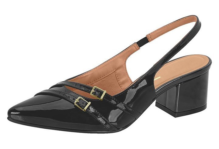 Sapato Chanel Vizzano 1220.366 Feminino Preto 3