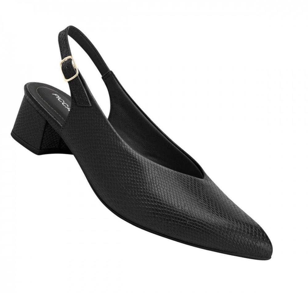 Sapato Piccadilly 739031 Feminino Preto 3