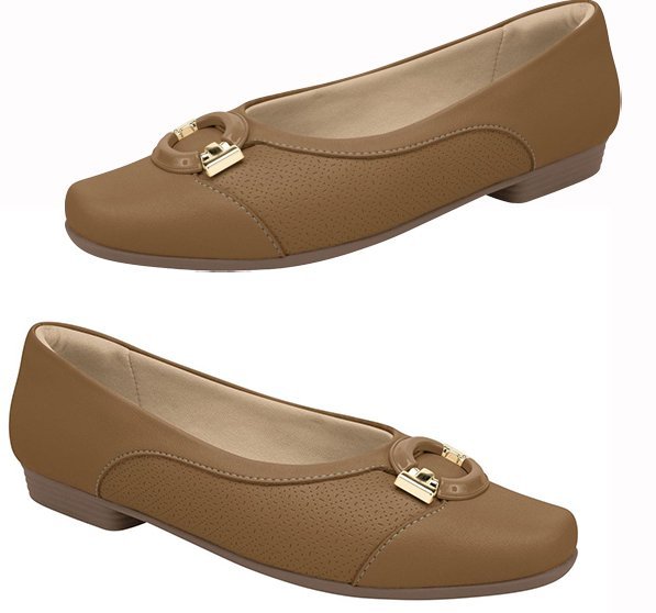 Sapatilha Piccadilly 250248 Feminina Bege 2