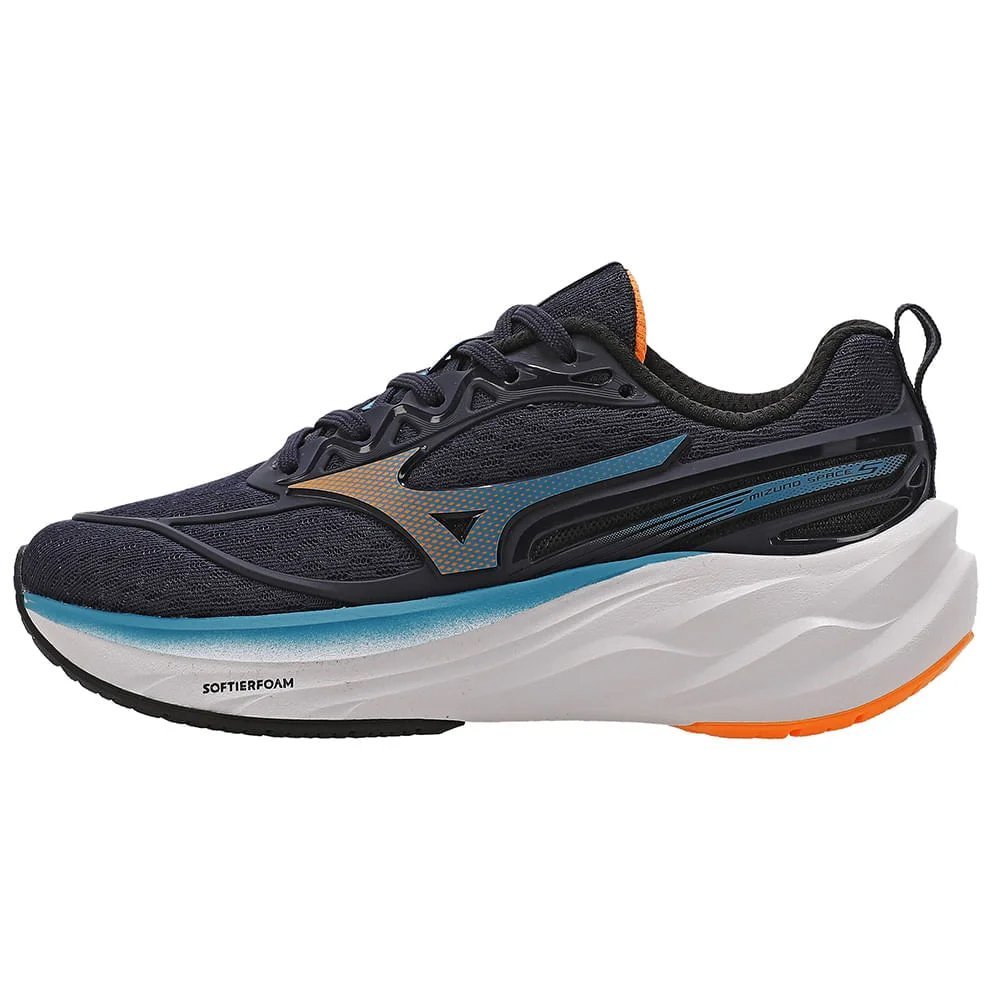 Tênis Rsportivo Mizuno Space 5 Masculino Azul 2