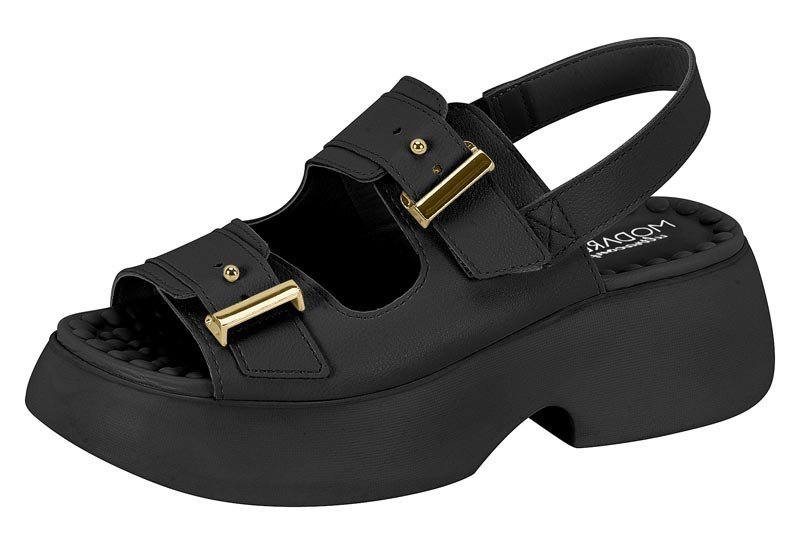 Sandalia Modare 7210.208 Feminina Preto 2
