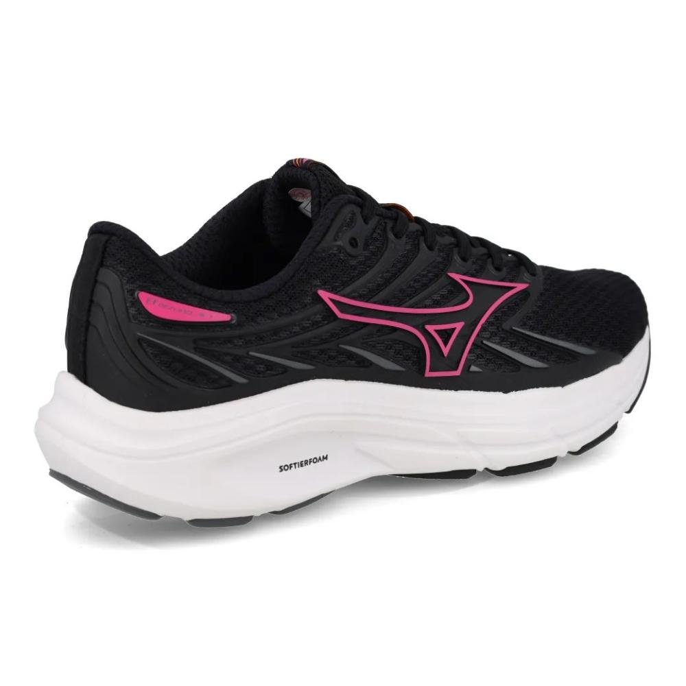 Tenis Mizuno Jet 8 Feminino Preto/Rosa 2