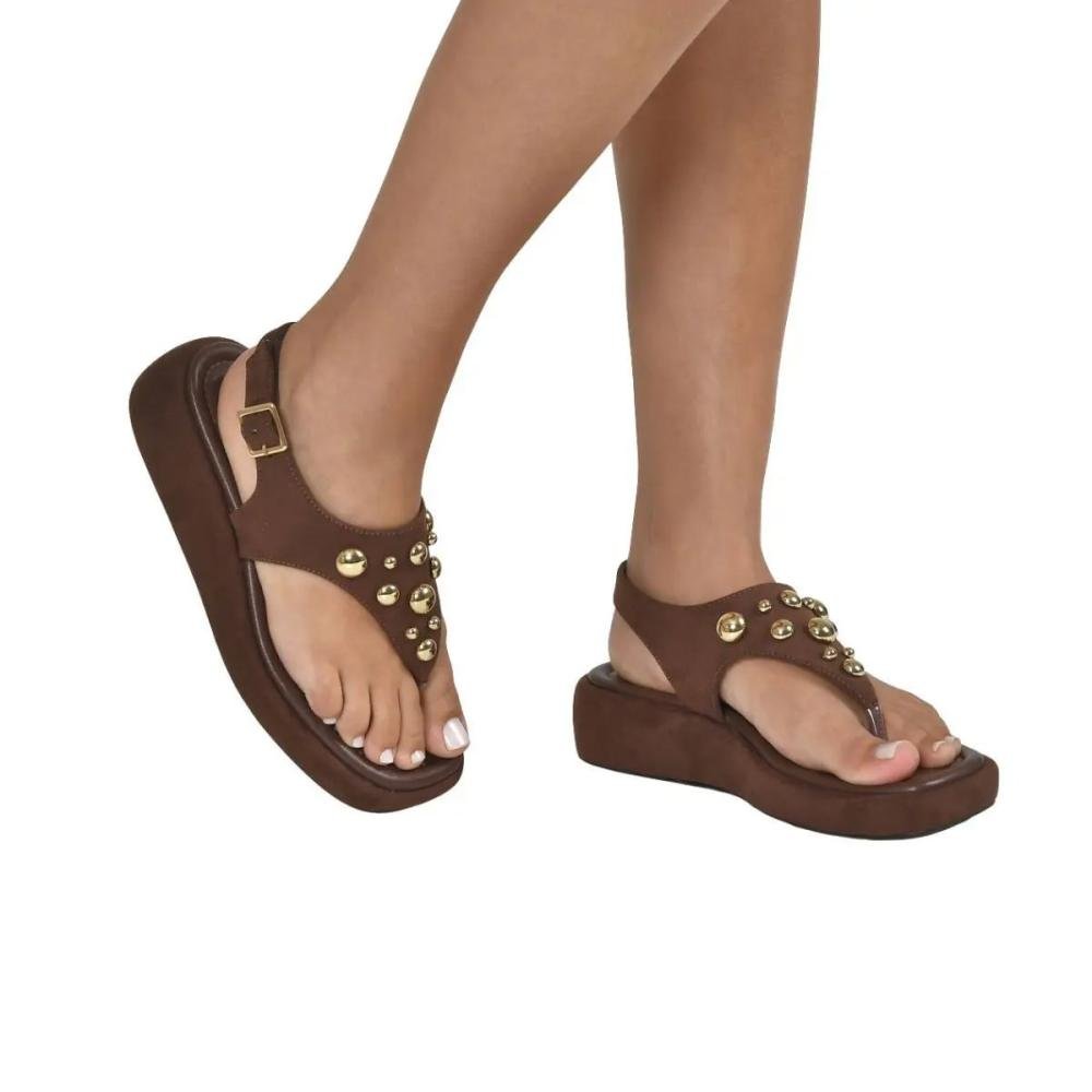 Sandalia Via Marte 267-007 Feminina Marrom 3